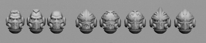 Wai Toa Heads (Sets) by Atlan Forge