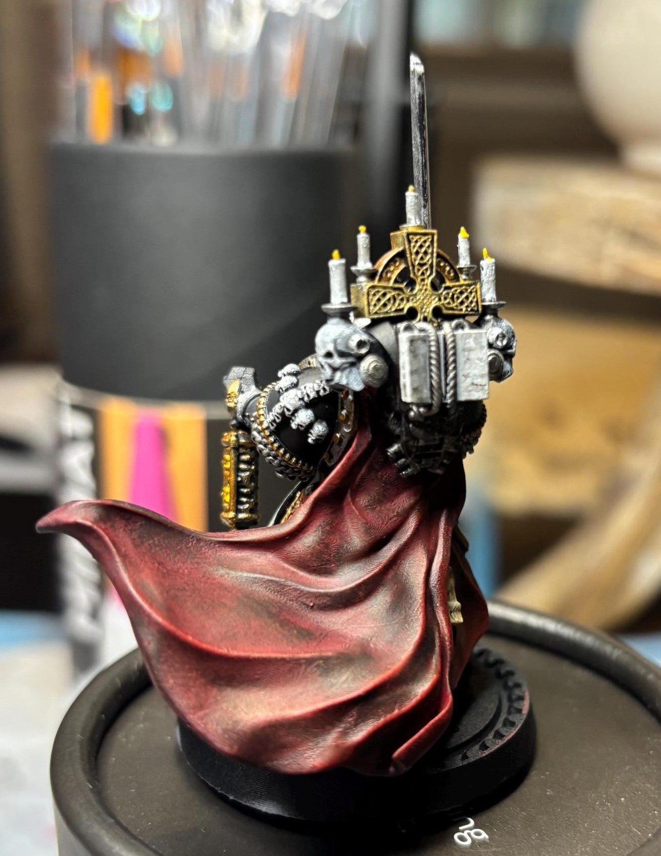 Artwork by customer Oliver D. Sword and lantern are custom pieces added by the customer and not part of the original model.