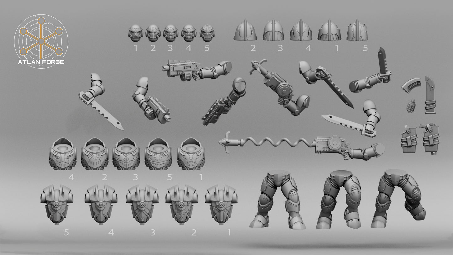 Wai Toa Kaikino (5-Unit Set) by Atlan Forge