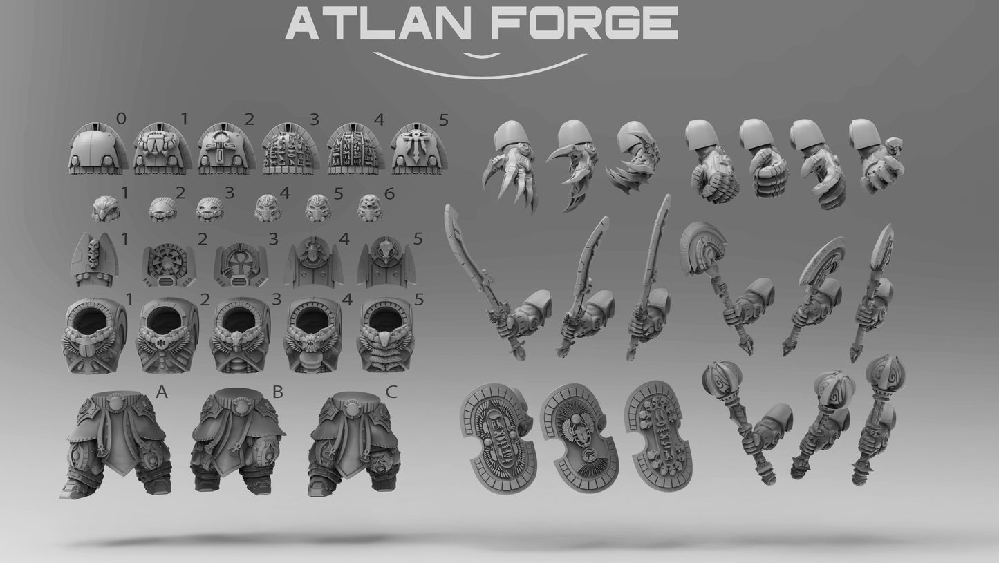 Aegyptian Assault Nehebkau (5-Unit Set) by Atlan Forge