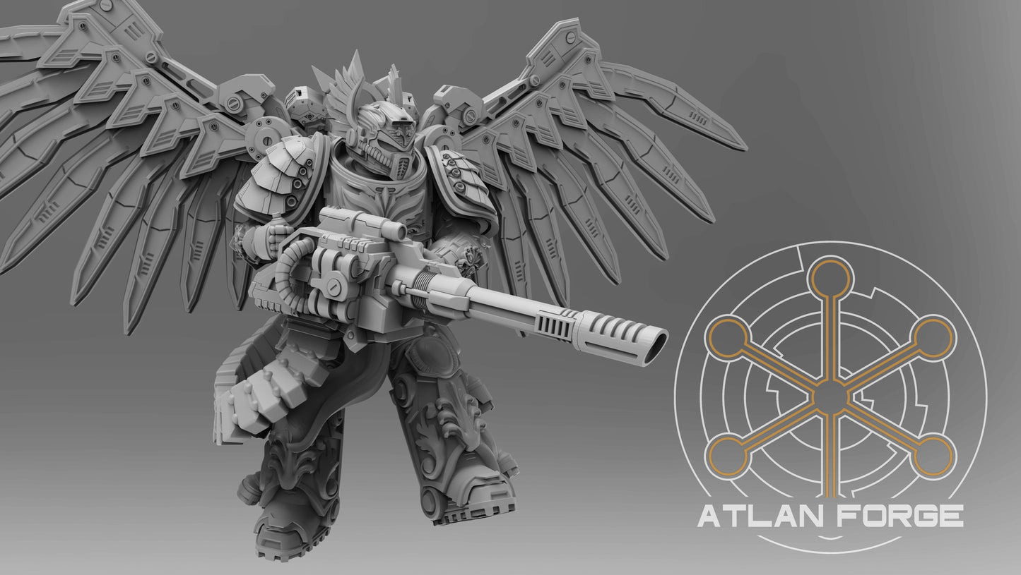 Angelic Flying Artillerymen (3-Unit Set) by Atlan Forge