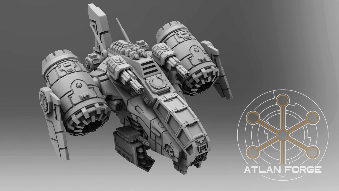 Thunderclaw Gunship (All Options) by Atlan Forge