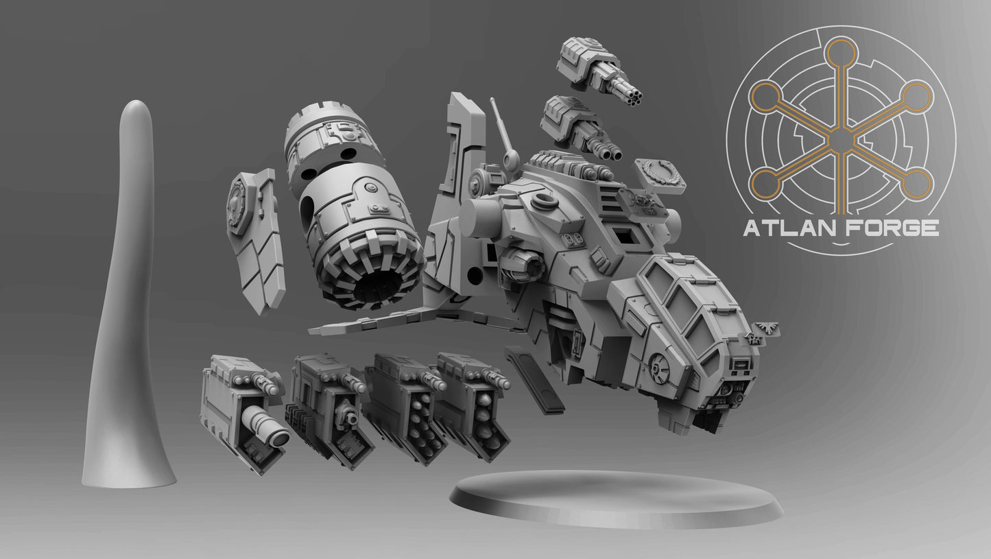 Thunderclaw Gunship (All Options) by Atlan Forge