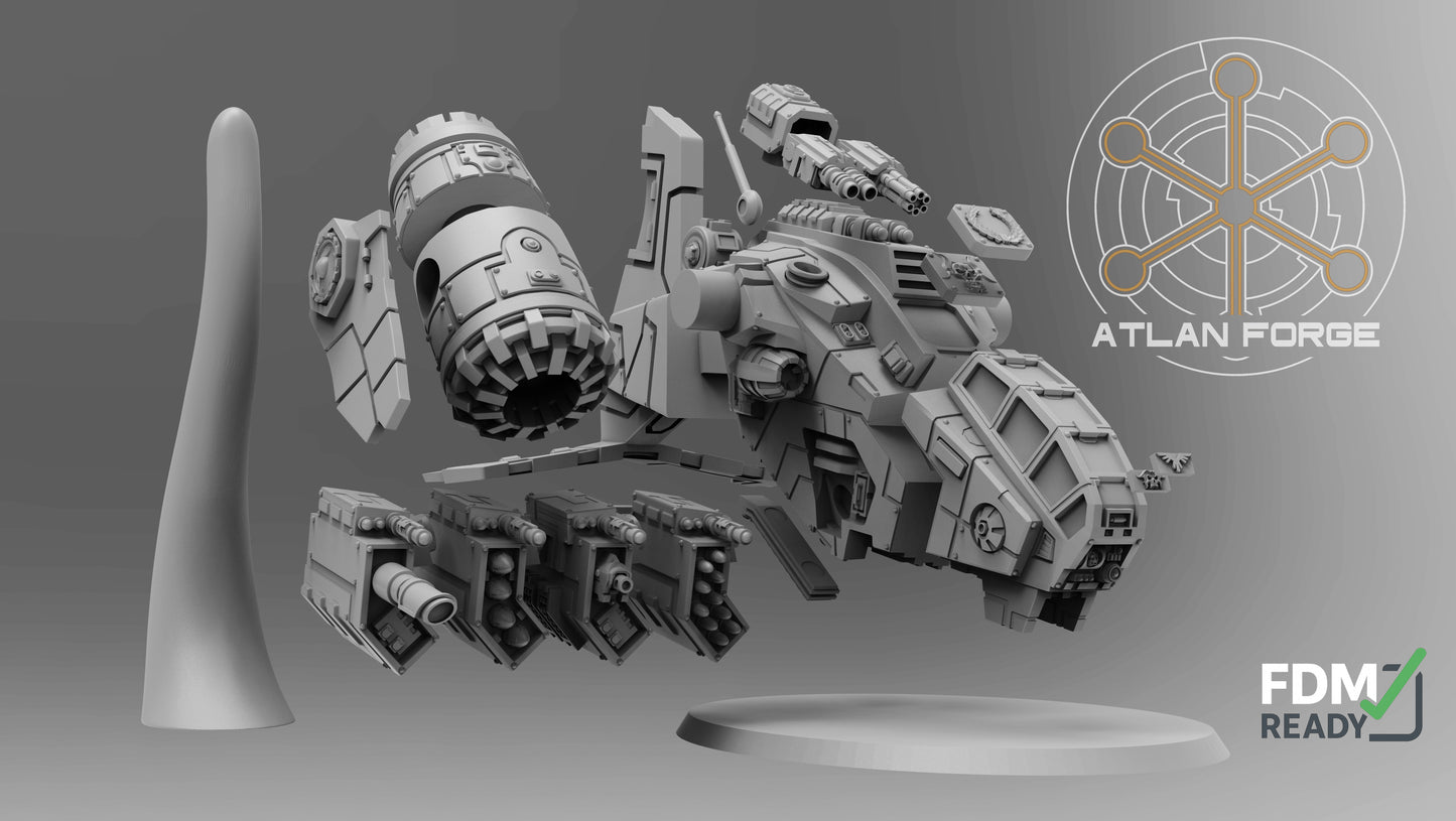 Thunderclaw Gunship (All Options) by Atlan Forge