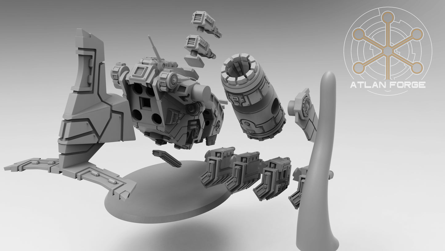 Thunderclaw Gunship (All Options) by Atlan Forge