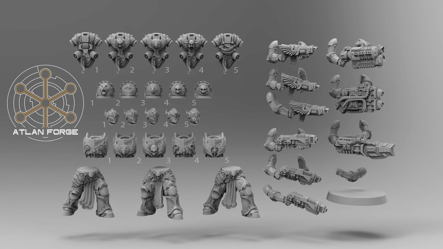 Angelic Ranged Veterans (5-Unit Set) by Atlan Forge