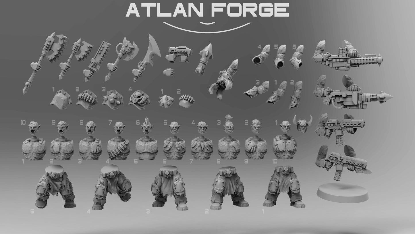 Grokk Warpack (10-Unit Set) by Atlan Forge