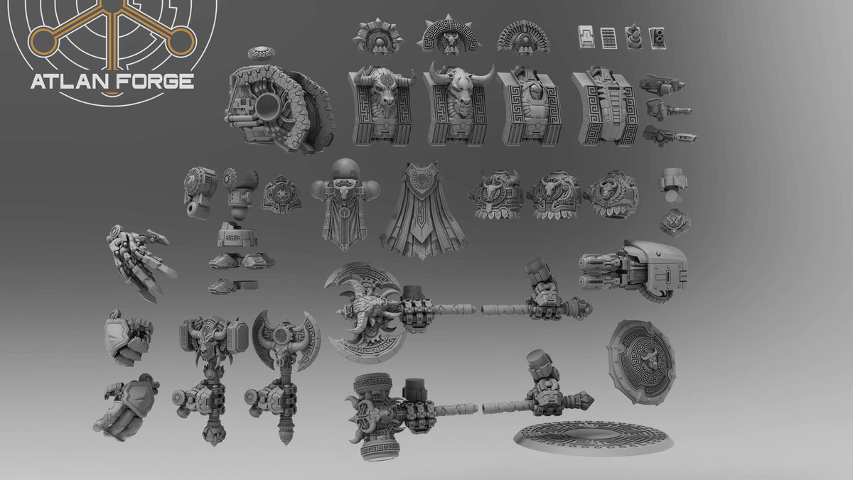 Minoan Knossian Dreadnought (3 Scaled Options) by Atlan Forge