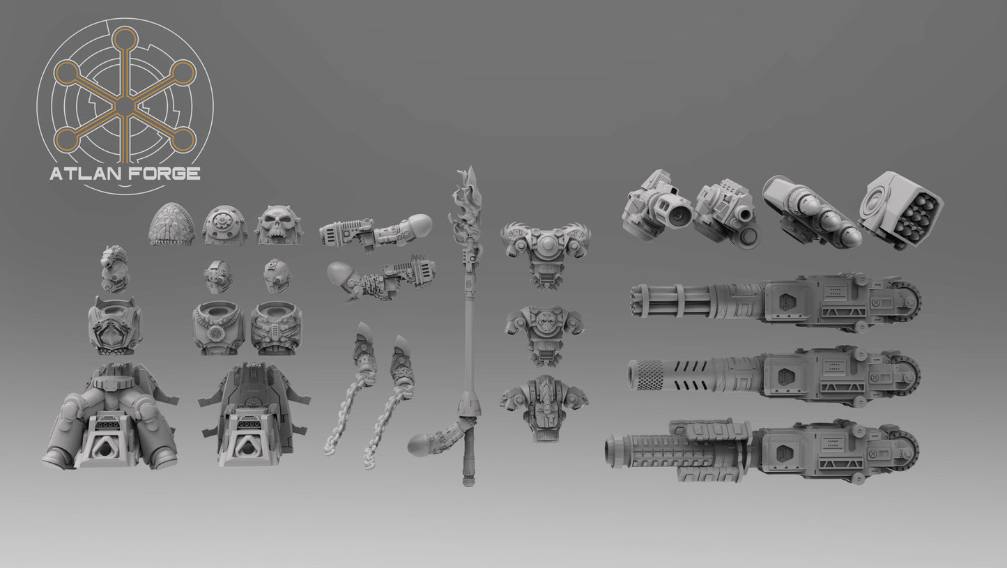 Cybernetic Battle Dragon (With or Without Rider) by Atlan Forge