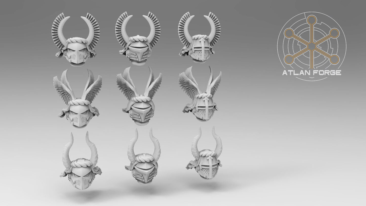 Templar Noble Knights (5-Unit Set) by Atlan Forge