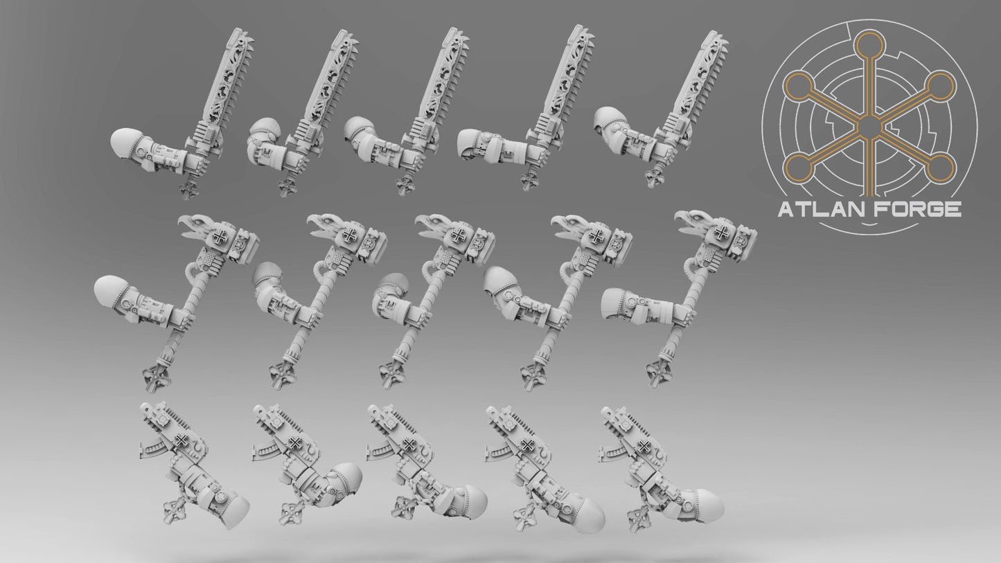 Templar Noble Knights (5-Unit Set) by Atlan Forge