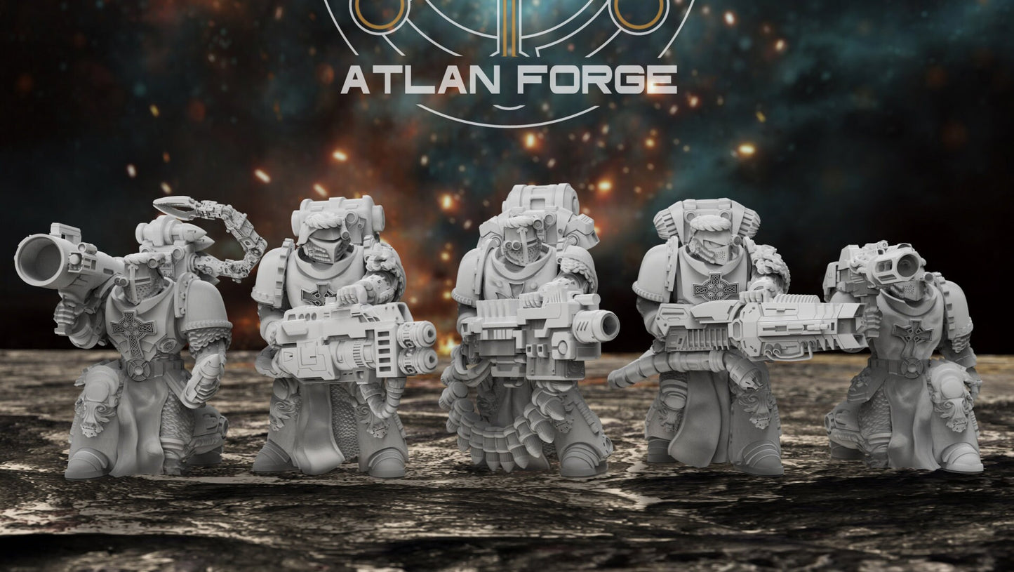 Knights Templar Purgators (3-Unit Set) by Atlan Forge