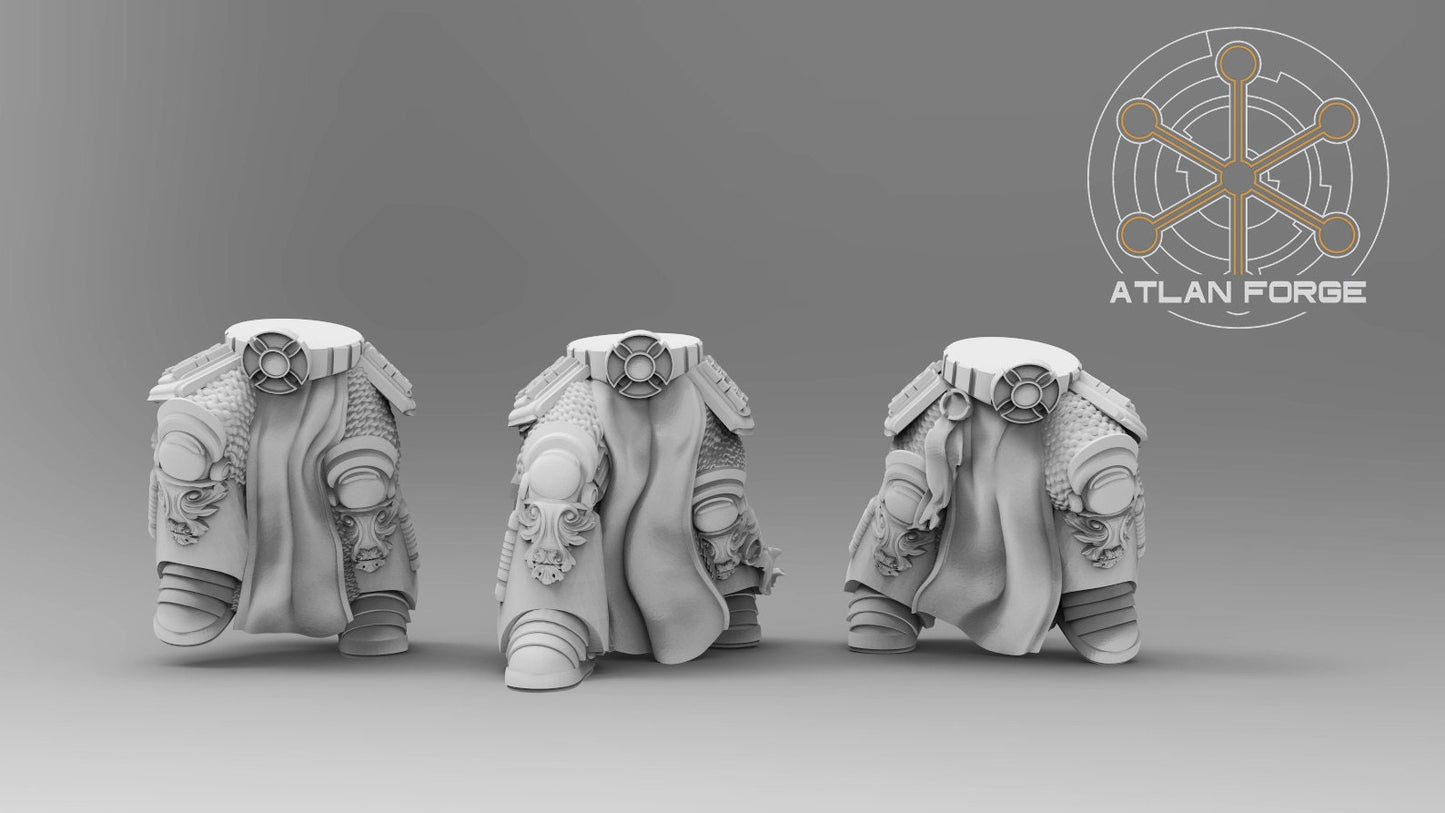 Templar Noble Knights (5-Unit Set) by Atlan Forge