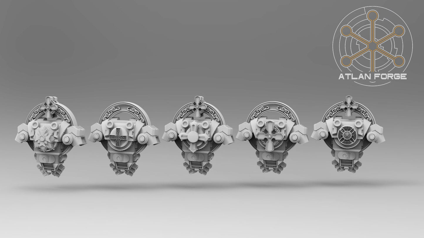 Templar Noble Knights (5-Unit Set) by Atlan Forge