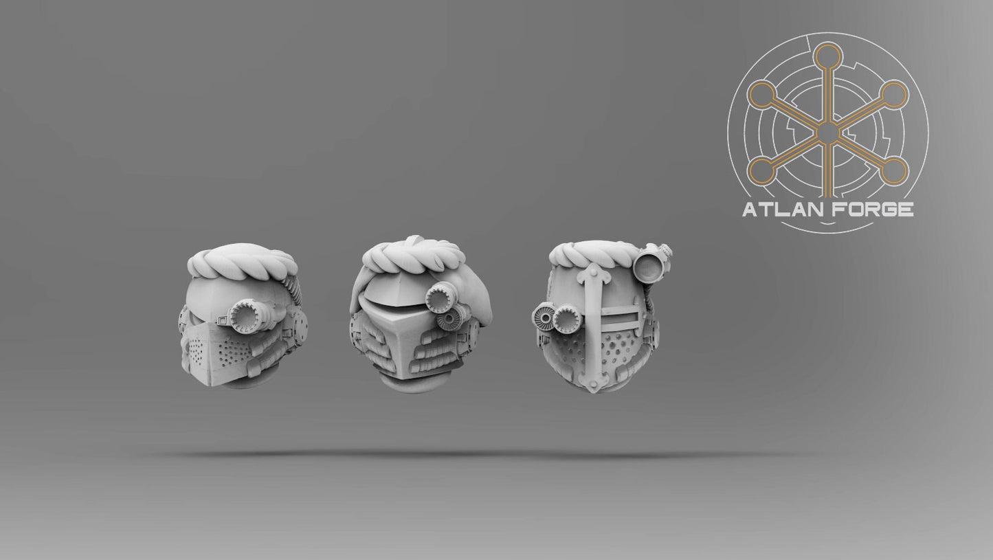 Knights Templar Purgators (3-Unit Set) by Atlan Forge