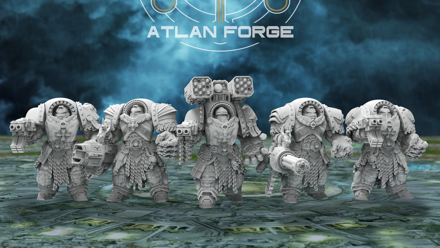 Templar Crusaders (5-Unit Set) by Atlan Forge
