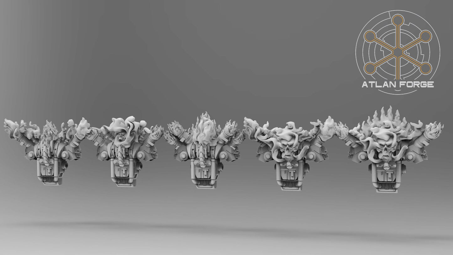 Hades Burning Legion- Ranged (5-Unit Set) by Atlan Forge