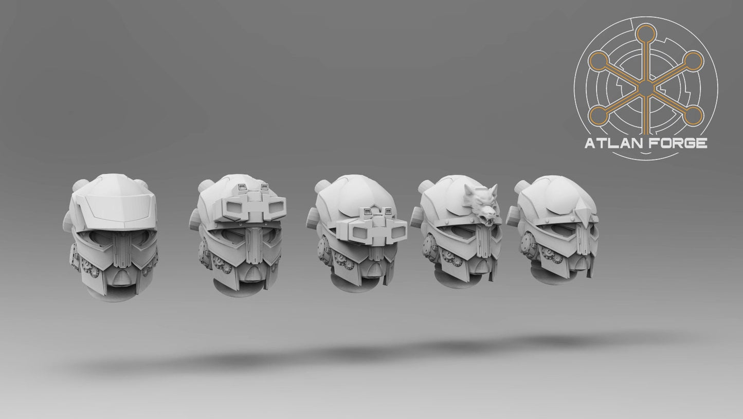 Asgardian Heads by Atlan Forge