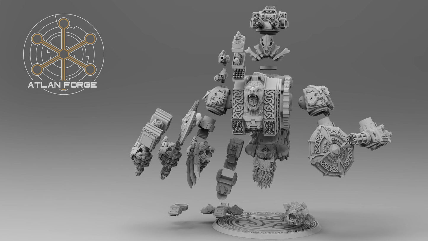 Asgardian Arktos Dreadnought (3 Scaled Options) by Atlan Forge