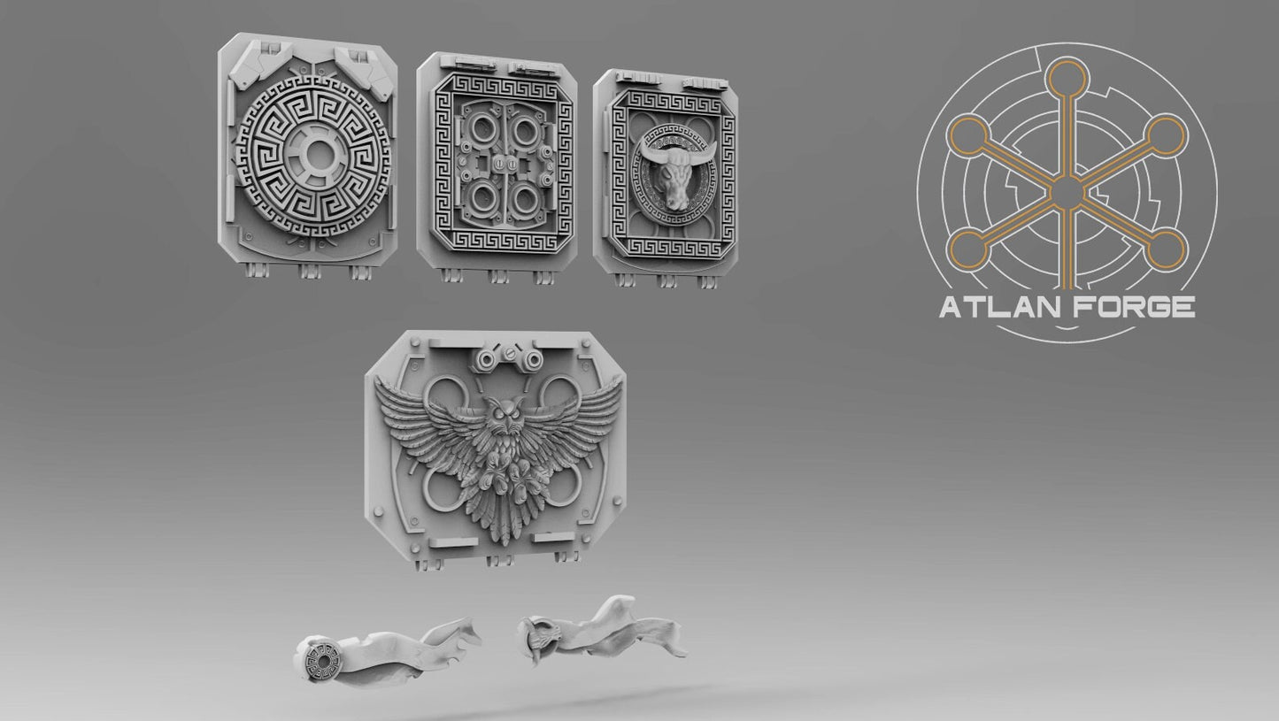 Minoan Vehicle Ornaments by Atlan Forge