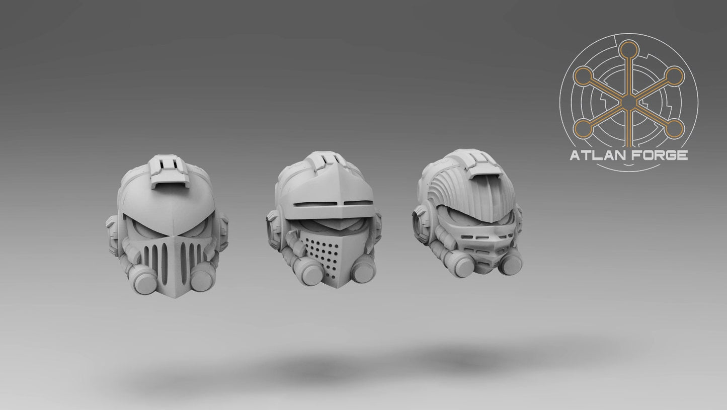 Templar Heads by Atlan Forge