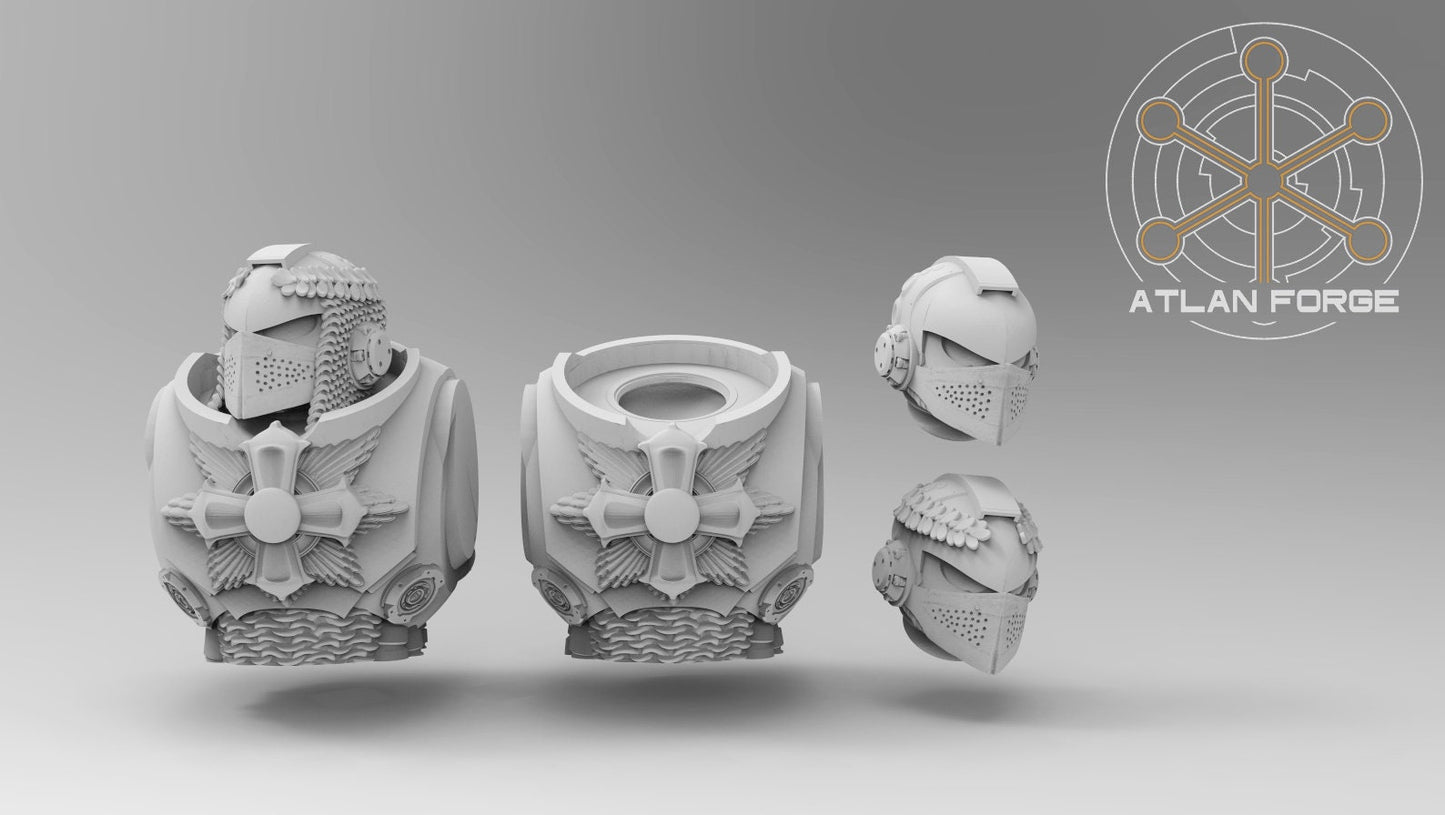 Templar Heads by Atlan Forge