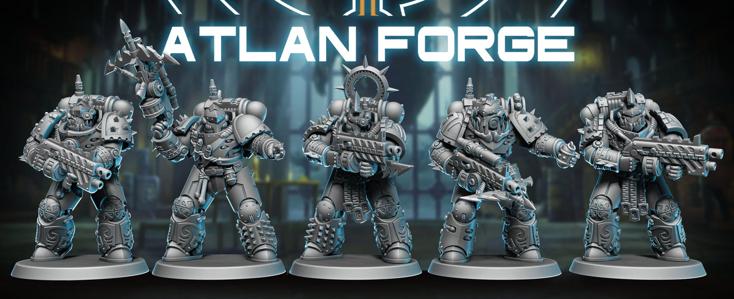 Wai Toa Teina Kore (Void Brothers) (5-Unit Set) by Atlan Forge