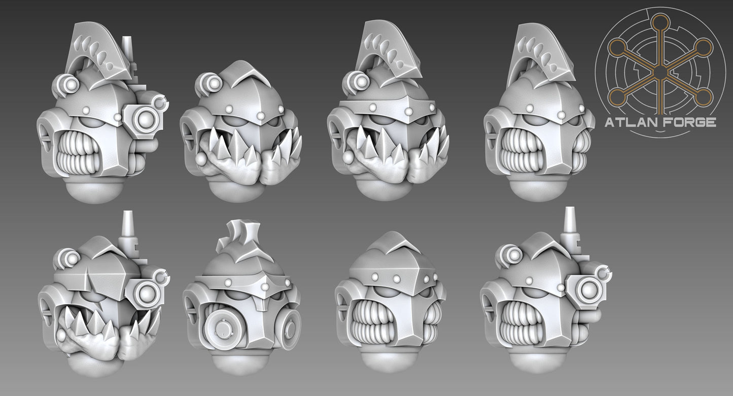 Wai Toa Heads (Sets) by Atlan Forge
