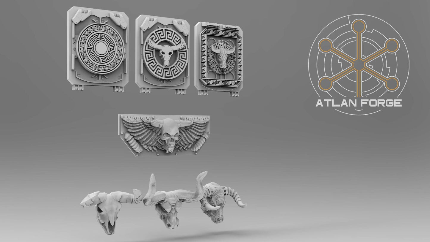 Minoan Vehicle Ornaments by Atlan Forge