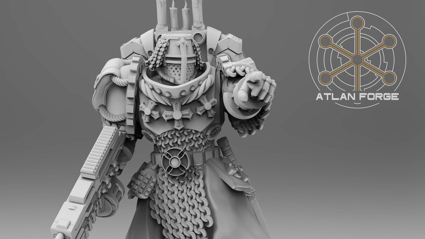 Knights Templar Sergeants (5-Unit Set) by Atlan Forge