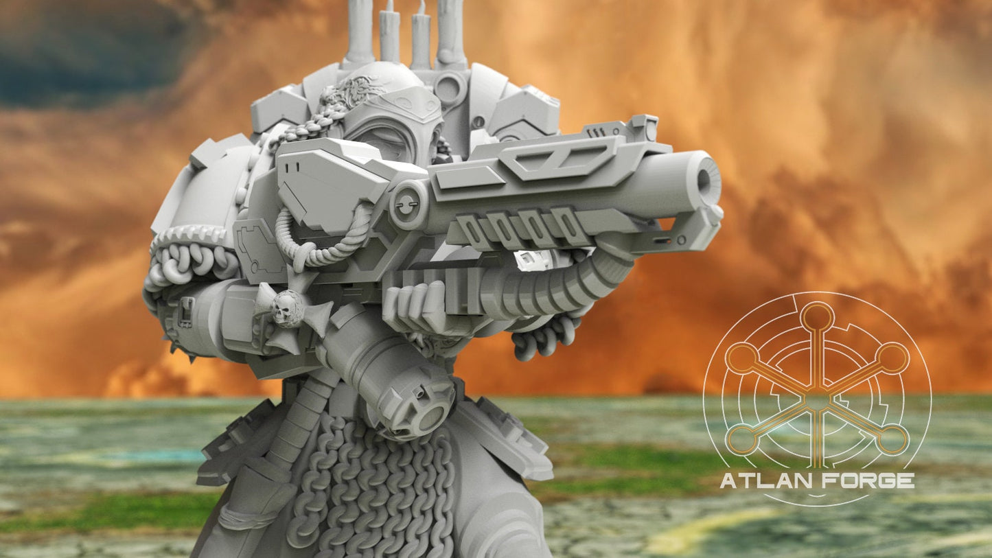 Knights Templar Sergeants (5-Unit Set) by Atlan Forge
