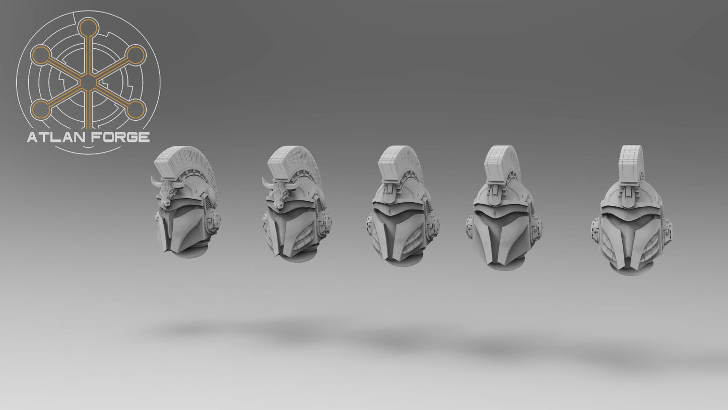Minoan Heads by Atlan Forge