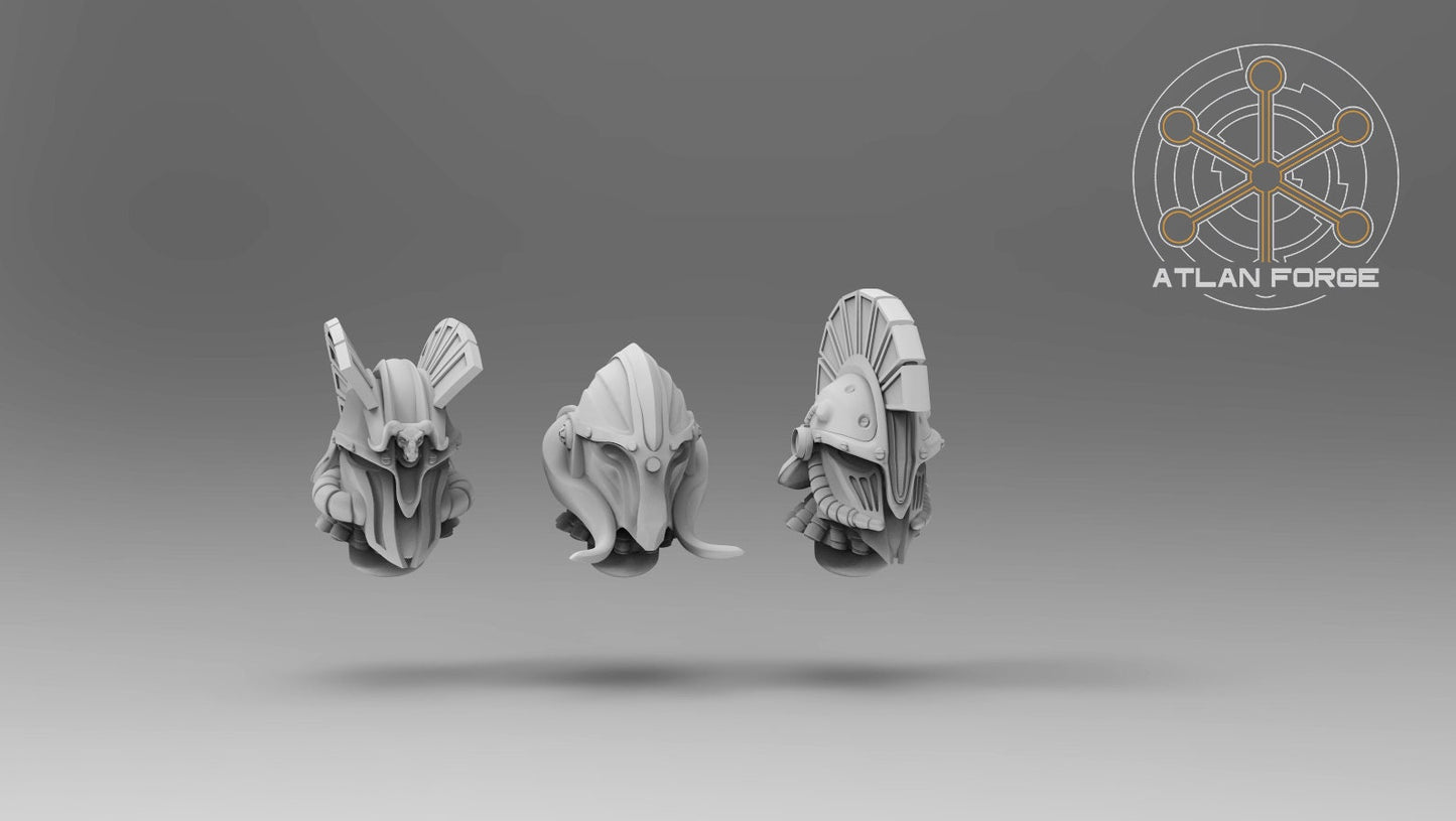 Minoan Heads by Atlan Forge