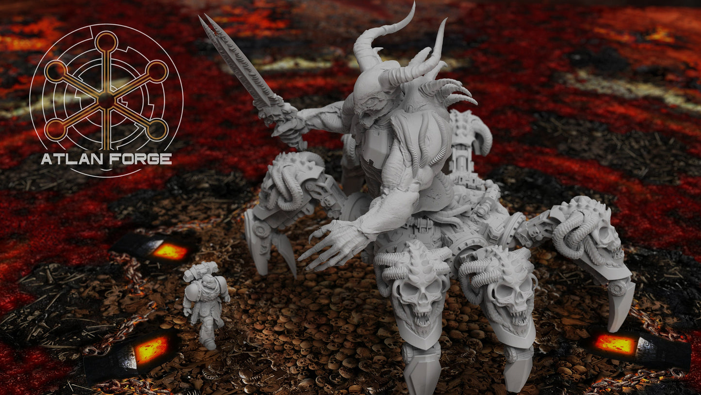 Demonic Arachne Dreadnought (3 Scaled Options) by Atlan Forge