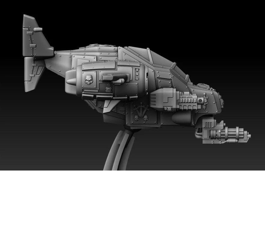 Silver Wardens Death Claw Gunship by DMG Minis