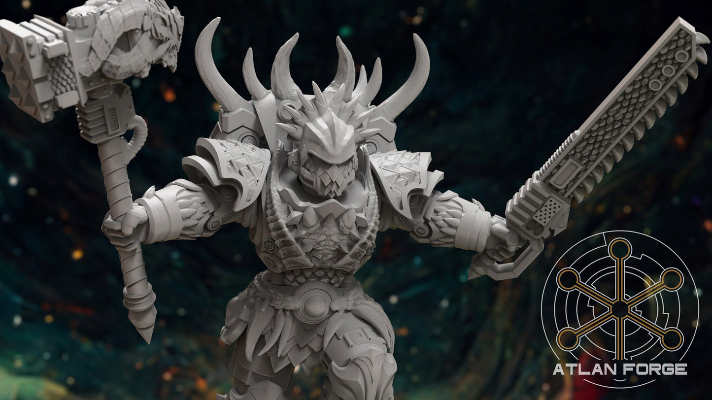 Dragon Knights (5-Unit Set) by Atlan Forge