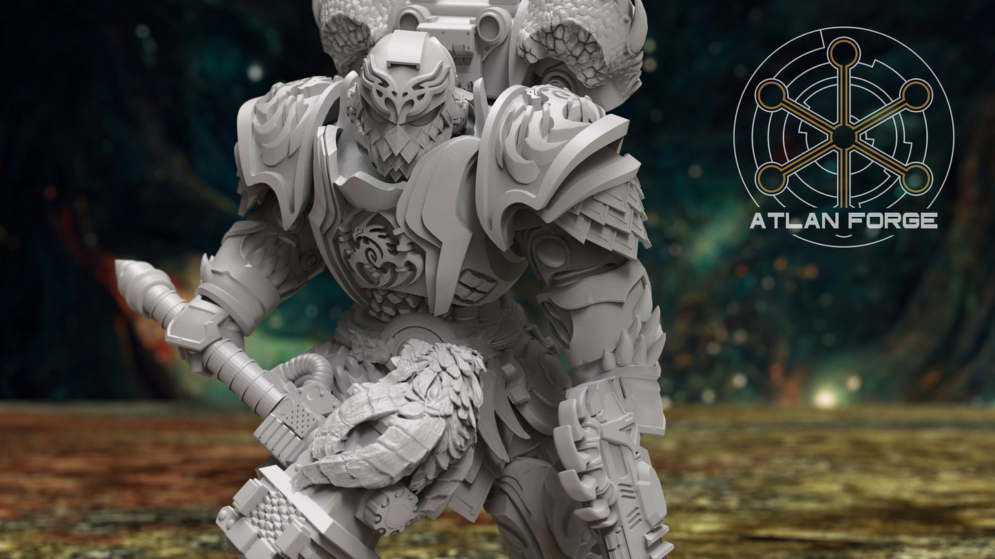 Dragon Knights (5-Unit Set) by Atlan Forge