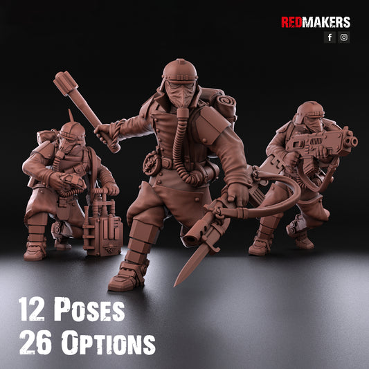 Kill Squad- Death Division- Imperial Force (12-Unit Kit or Single Model) by Adeptus Miniatures