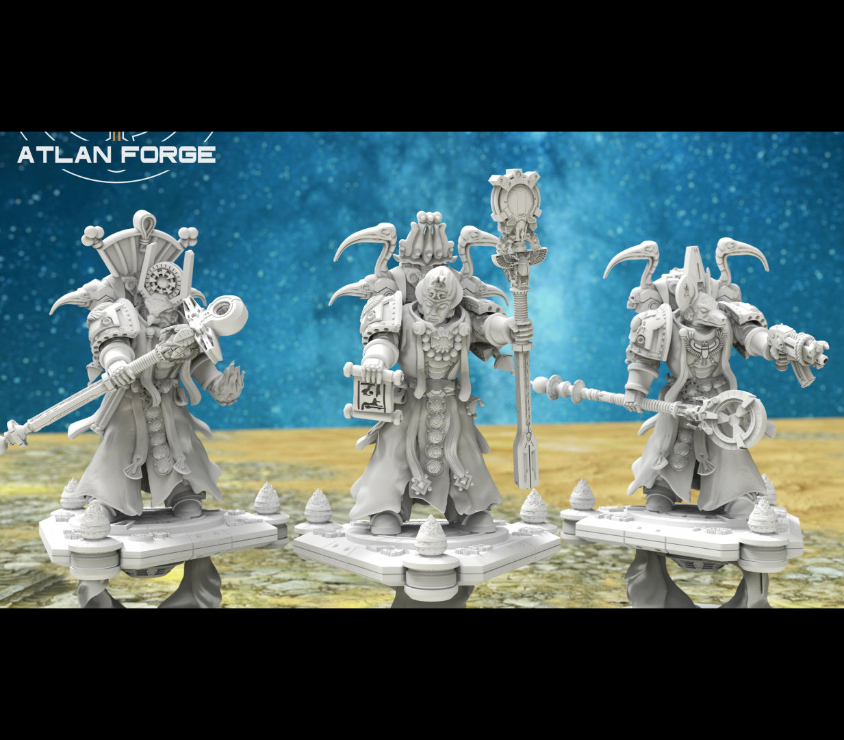 Mages of Aegyptus (3-Unit Set) by Atlan Forge