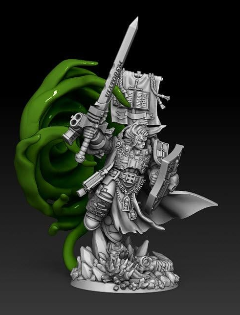 Silver Wardens Supreme Warptraveler by DMG Minis