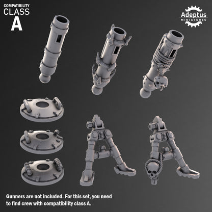 Rotmark Legion-Heavy Weapons Squad- Renegades and Heretics (12-Unit Kit or Single Model) by Adeptus Miniatures