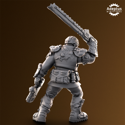 Sporeblight Regiment- Command Squad (4-Unit Kit or Single Model) by Adeptus Miniatures