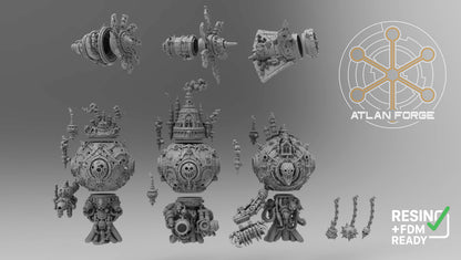 Miasma Corpse Engines (3-Unit Kit or Single Unit) by Atlan Forge