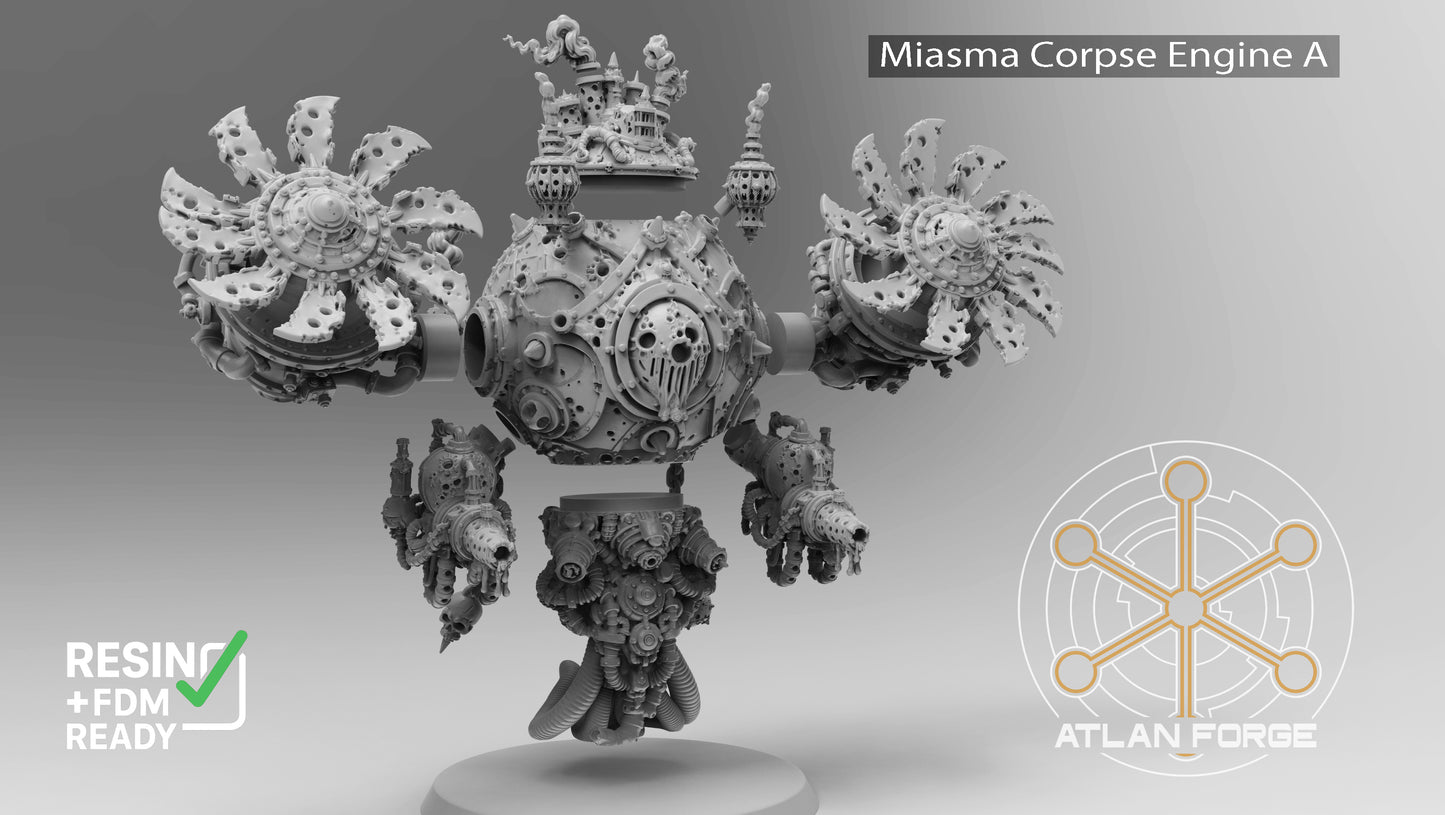 Miasma Corpse Engines (3-Unit Kit or Single Unit) by Atlan Forge