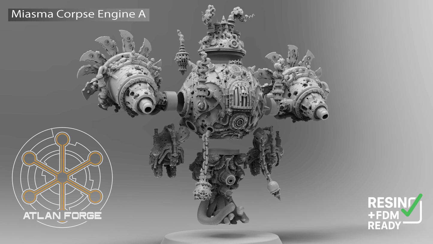 Miasma Corpse Engines (3-Unit Kit or Single Unit) by Atlan Forge