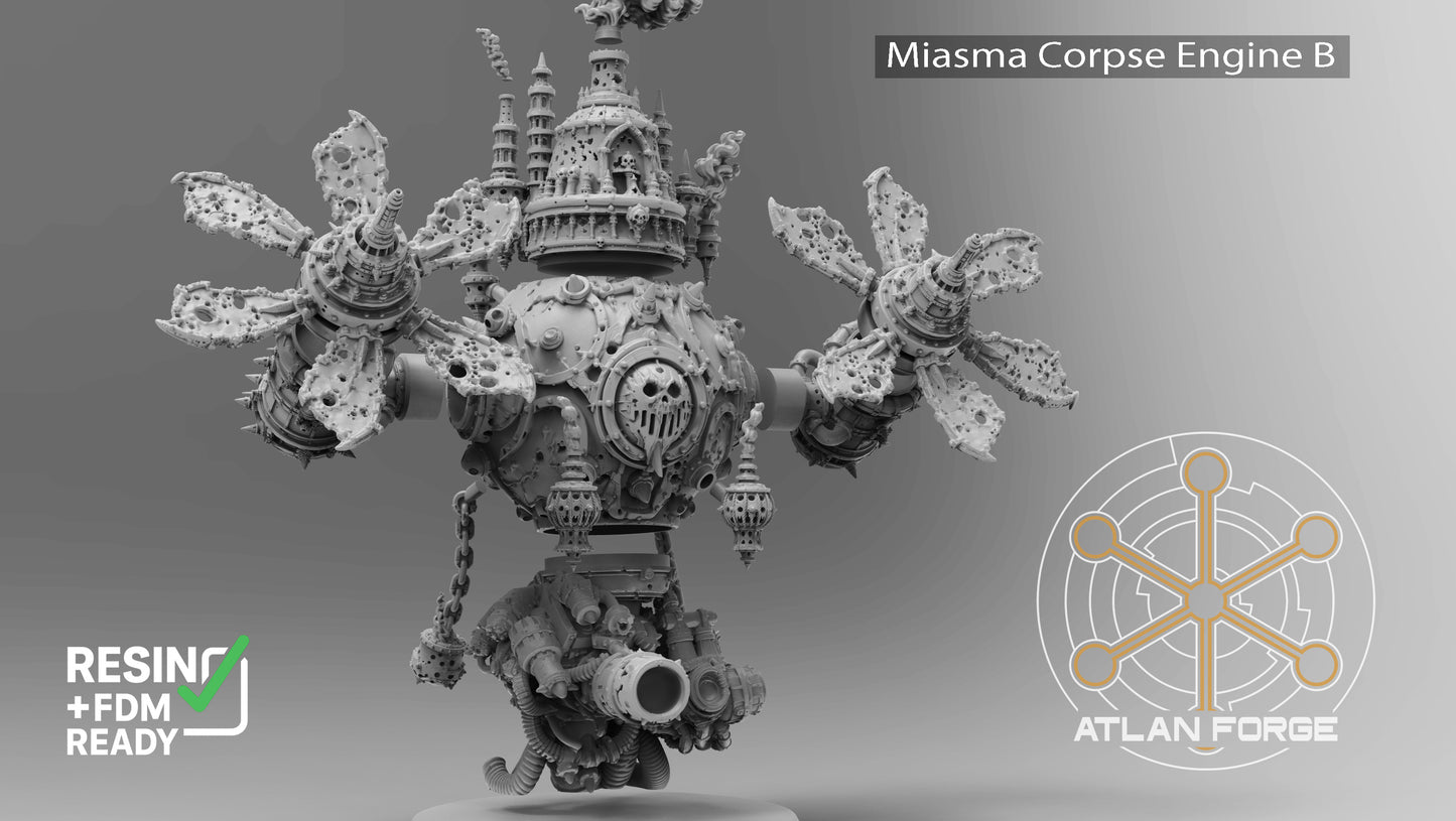 Miasma Corpse Engines (3-Unit Kit or Single Unit) by Atlan Forge