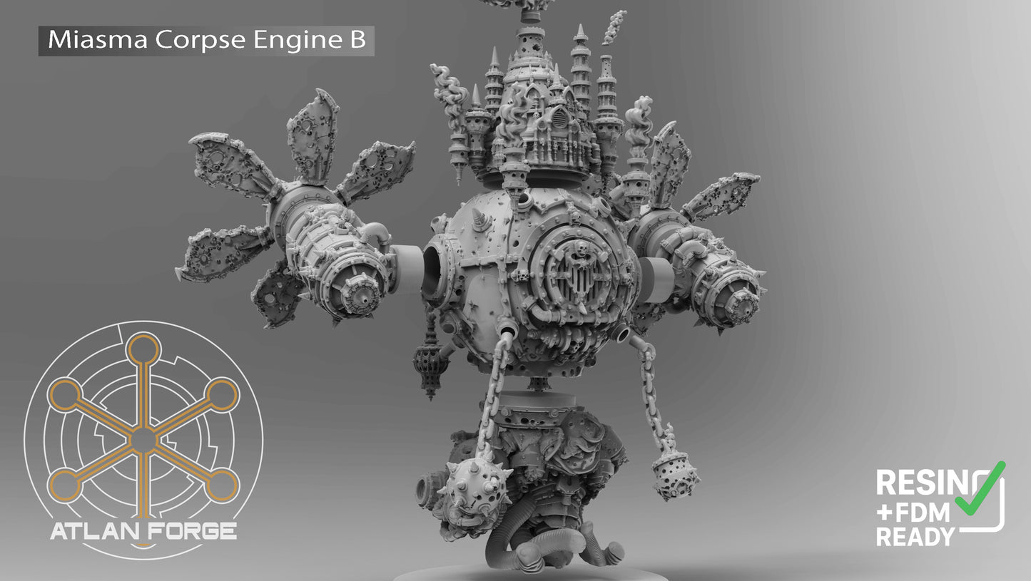 Miasma Corpse Engines (3-Unit Kit or Single Unit) by Atlan Forge