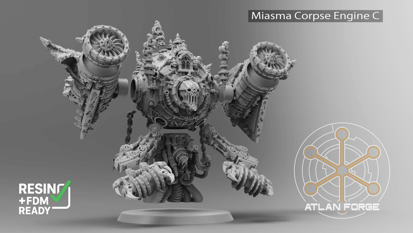 Miasma Corpse Engines (3-Unit Kit or Single Unit) by Atlan Forge