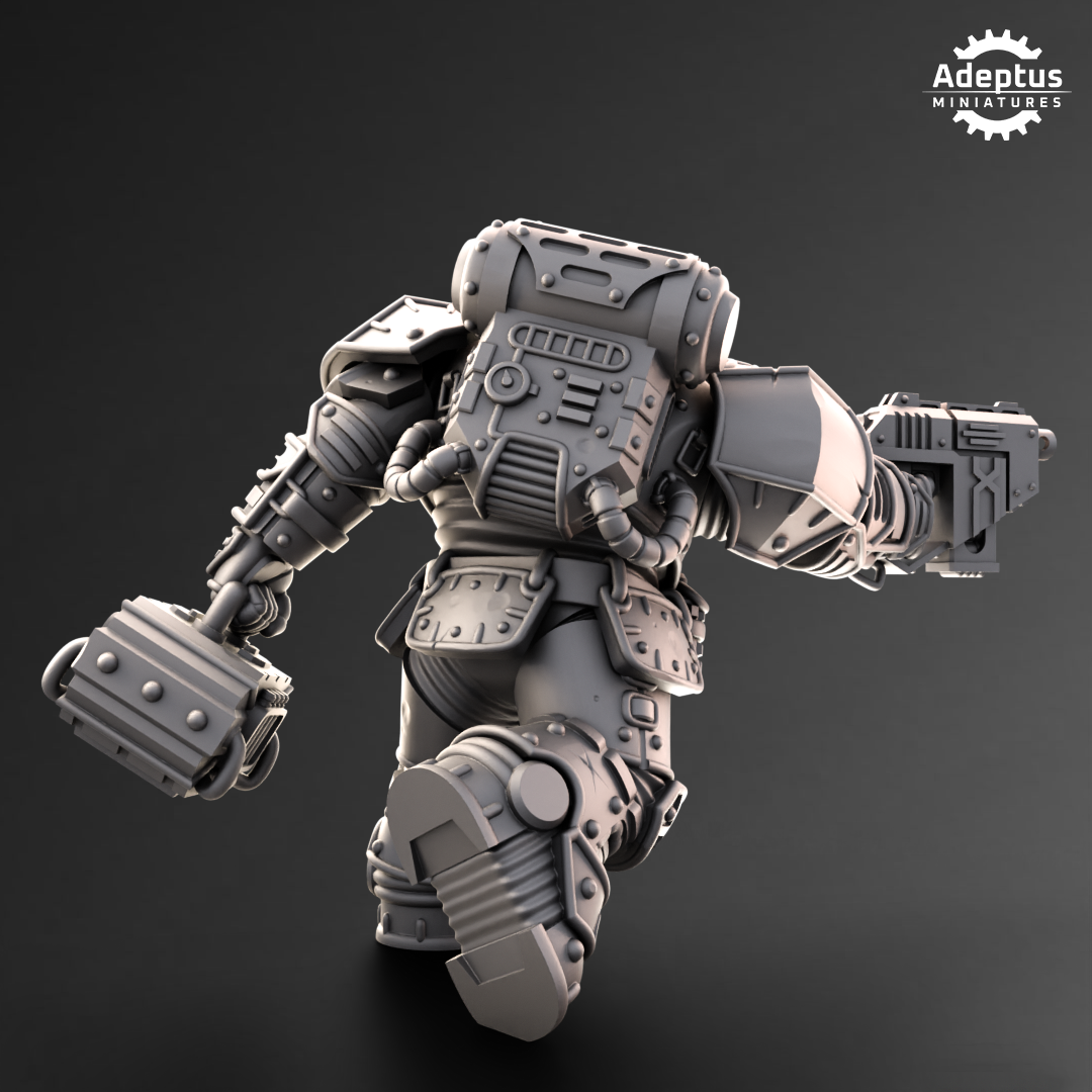 Kill Squad- Heavy Dwarves (11-Unit Kit or Single Model) by Adeptus Miniatures