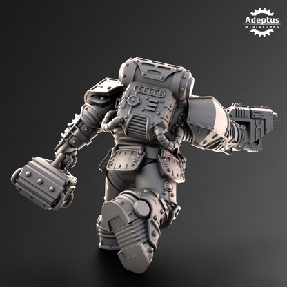 Kill Squad- Heavy Dwarves (11-Unit Kit or Single Model) by Adeptus Miniatures